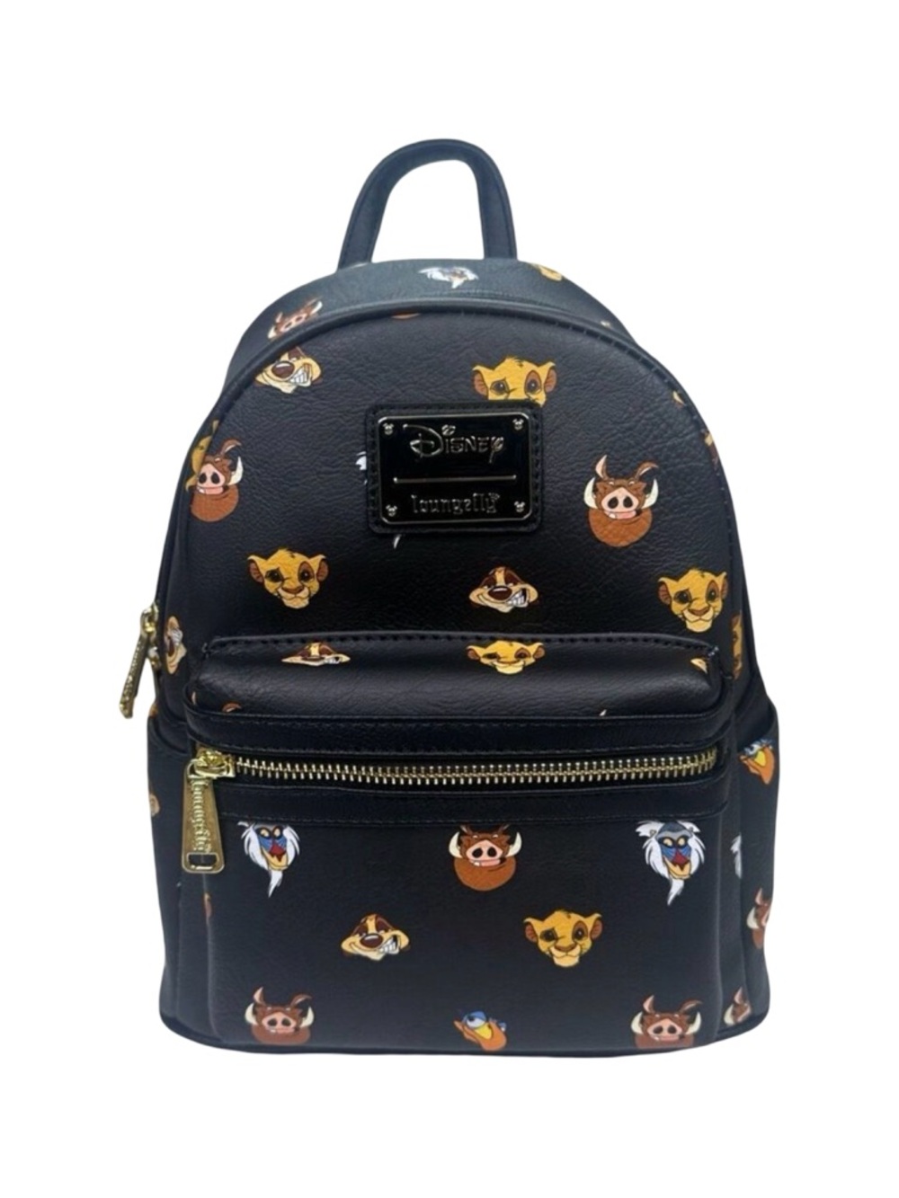 Loungefly x Disney The Lion King Character AOP Mini Backpack - 9” x 10.5” x 4.5”